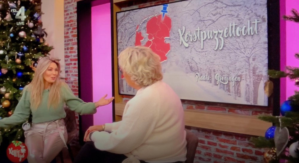 Kerstpuzzeltocht Groningen bij RTL-Koffietijd